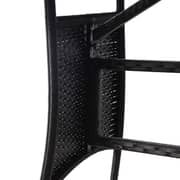 Vidaxl Garden Table Black 80x80x74 Cm Poly Rattan Vidaxl Garden Table Black 80x80x74 Cm Poly Rattan