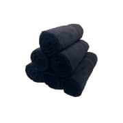 BYFT Daffodil - Bath Towel 70x140 cm - Set of 6 - Black - 100% Cotton BYFT Daffodil - Bath Towel 70x140 cm - Set of 6 - Black - 100% Cotton