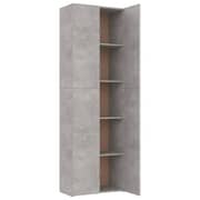 vidaXL Office Cabinet Concrete Grey 60x32x190 cm Engineered Wood vidaXL Office Cabinet Concrete Grey 60x32x190 cm Engineered Wood