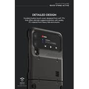 Vrs Design Quick Stand Active Designed For Samsung Galaxy Z Flip 4 Case Cover (2022) With Kickstand - Metal Black