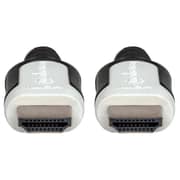 Manhattan Braided High Speed HDMI Cable with Ethernet HEC ARC 3D 4K HDMI Male to Male Shielded - 1m Manhattan Braided High Speed HDMI Cable with Ethernet HEC ARC 3D 4K HDMI Male to Male Shielded - 1m