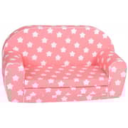 Delsit Sofa Bed Pink with Stars - Pink Delsit Sofa Bed Pink with Stars - Pink