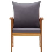 Vidaxl Garden Chairs With Cushions 2 Pcs Solid Acacia Wood