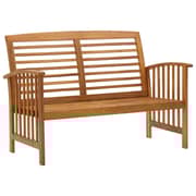 Vidaxl 2 Piece Garden Lounge Set Solid Acacia Wood Vidaxl 2 Piece Garden Lounge Set Solid Acacia Wood