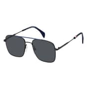 Tommy Hilfiger Black Stainless Steel Men Sunglasses TH/1537/S/EFC55IR