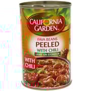California Garden Fava Beans Peeled With Chilli 450g California Garden Fava Beans Peeled With Chilli 450g