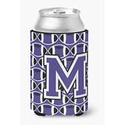 Caroline's Treasures Cj1068-Mcc Letter M Football Purple And White Can Or Bottle Hugger, Can Hugger, Multicolor Caroline's Treasures Cj1068-Mcc Letter M Football Purple And White Can Or Bottle Hugger, Can Hugger, Multicolor