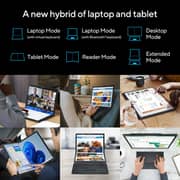 Asus Zenbook 17 Fold OLED UX9702AA-OLED007W Laptop - Core i7 1.1GHz 16GB 1TB Shared Win11Home 17.3inch 2.5K Tech Black English/Arabic Keyboard