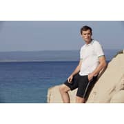 Fruit Of The Loom Premium Tipped Polo Black/White Large