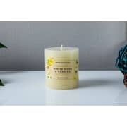 Premier White Musk & Vanilla Pillar Candle Ivory D7xh8cm