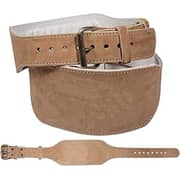 ULTIMAX Leather Weightlifting Belt Gym Belt for Men and Women Powerlifting, Olympic Lifting & Exercise Belt, Heavy Duty Weight Lifting Fitness Belt-(6 Large)