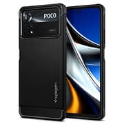 Spigen Rugged Armor Designed For Xiaomi Poco X4 Pro Case Cover - Matte Black