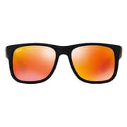 RayBan Justin Wayfarer Black Nylon Men Sunglasses
