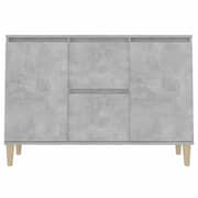 Vidaxl Sideboard Concrete Grey 103.5x35x70 Cm Chipboard