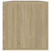 vidaXL Vinyl Storage Box Sonoma Oak 71x34x36 cm Engineered Wood vidaXL Vinyl Storage Box Sonoma Oak 71x34x36 cm Engineered Wood