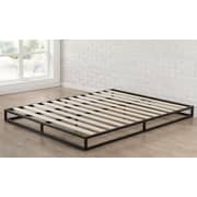 Avey Frame Platform Bed Twin with Mattress Black