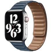 Apple Leather Link 44mm Small/Medium Baltic Blue