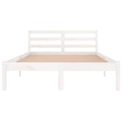 vidaXL Day Bed Solid Wood Pine 120x200 cm White
