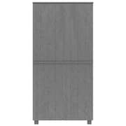 vidaXL Wardrobe HAMAR Dark Grey 89x50x180 cm Solid Wood Pine vidaXL Wardrobe HAMAR Dark Grey 89x50x180 cm Solid Wood Pine