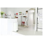 Brabantia 485244 Pedal Bin FlatBack 40L White