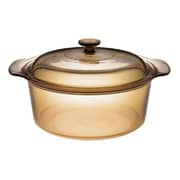 Visions Covered Dutch Oven Casserole Amber 5L