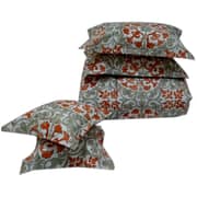 AIWA AI-510-9/144TC King Comforter Set 240x260cm Polycotton Print Red