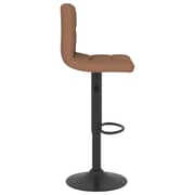 Vidaxl Bar Stool Brown Fabric Vidaxl Bar Stool Brown Fabric