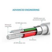 Anker Powerline Micro USB Cable 3m White - A8134H21 Anker Powerline Micro USB Cable 3m White - A8134H21