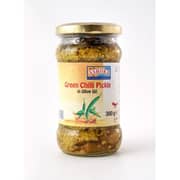 Ashoka Green Chilli Pickle in Virgin Olive Oil 300g