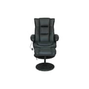 Pan Emirates Moleka Recliner With Massage & Ottoman Black Pan Emirates Moleka Recliner With Massage & Ottoman Black