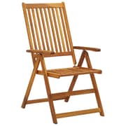 vidaXL Garden Reclining Chairs 4 pcs with Cushions Solid Acacia Wood vidaXL Garden Reclining Chairs 4 pcs with Cushions Solid Acacia Wood