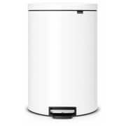Brabantia 485244 Pedal Bin FlatBack 40L White