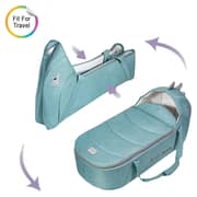 Sunveno Foldable Travel Carry Cot Green
