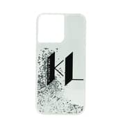 Karl Lagerfeld Liquid Glitter Big Kl Hard Case For Iphone 14 Pro Max Silver Karl Lagerfeld Liquid Glitter Big Kl Hard Case For Iphone 14 Pro Max Silver
