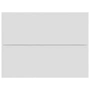 Vidaxl Bedside Cabinet White 40x30x30 Cm Chipboard