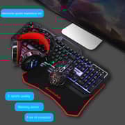 Banda G11 Computer Combo Set, Gaming Keyboard + Mouse + Mouse Pad + Headset Set For Laptop Pc Games And Work