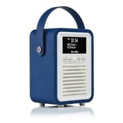 Viewquest Retro Mini Radio Navy Blue