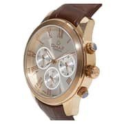 Omax PG10R65I Mens Multifunction Leather Watch Omax PG10R65I Mens Multifunction Leather Watch