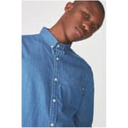 Cotton On Brunswick Shirt 3 Blue Large Cotton On Brunswick Shirt 3 Blue Large