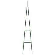 Vidaxl Garden Climbing Plant Racks 2 Pcs Dark Green 35x35x195 Cm Iron Vidaxl Garden Climbing Plant Racks 2 Pcs Dark Green 35x35x195 Cm Iron