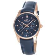Omax PL11R44I Women's Multifunction Leather Watch Omax PL11R44I Women's Multifunction Leather Watch