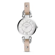 Fossil ES3808 Georgia Mini White Leather Women's Watch Fossil ES3808 Georgia Mini White Leather Women's Watch