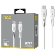 ITac Type-C To Lightning MFI Cable 1m White