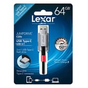 Lexar Jumpdrive C20c USB C OTG Flash Drive 64GB LJDC20C64GBBEU Lexar Jumpdrive C20c USB C OTG Flash Drive 64GB LJDC20C64GBBEU