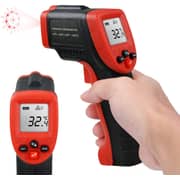 Ecvv High Precision Infrared Thermometer Professional Industrial Temperature Gun Etm550 Non-contact Lcd Display Digital Laser Thermometer-50~550