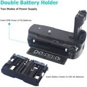 Dmk Power Dmk-bg-e6 Battery Grip Kit Compatible With Canon Eos 5d Mark Ii Digital Slr Camera 