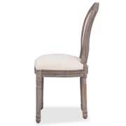 vidaXL Dining Chairs 4 pcs Linen vidaXL Dining Chairs 4 pcs Linen