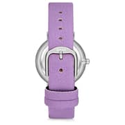 Omax Seashell Collection Purple Leather Analog Watch For Women SH02P37I Omax Seashell Collection Purple Leather Analog Watch For Women SH02P37I
