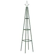 Vidaxl Garden Climbing Plant Racks 2 Pcs Dark Green 35x35x195 Cm Iron Vidaxl Garden Climbing Plant Racks 2 Pcs Dark Green 35x35x195 Cm Iron