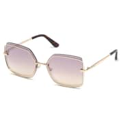 Guess GU7618-32Z-59 Women's Sunglass Gold/Grad Or Mirror Violet Guess GU7618-32Z-59 Women's Sunglass Gold/Grad Or Mirror Violet